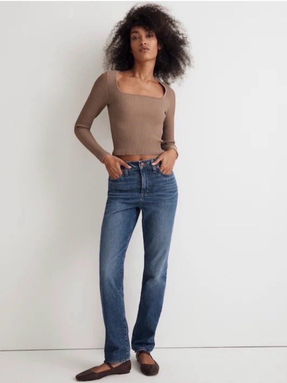 Madewell The Perfect Vintage High Rise Straight Leg Jeans Blue Size 26